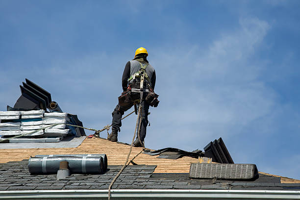 Professional Roofing technician working in Waterloo, NY
